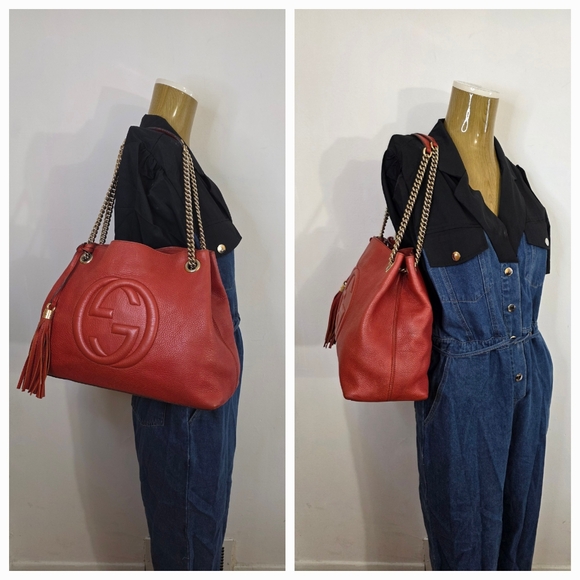 ✨️GUCCI Soho Chain Shoulder Bag - Picture 1 of 16